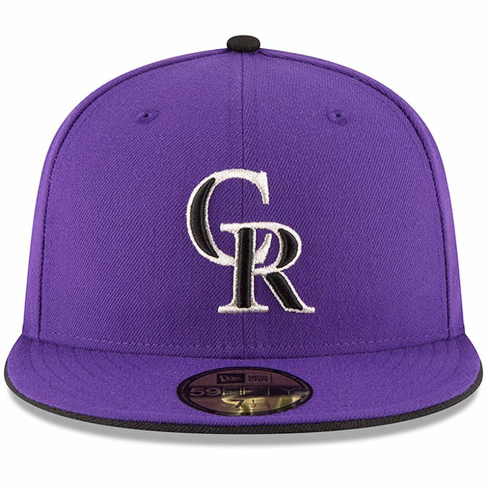 Colorado Rockies Authentic Collection ON Field 59FIFTY Structured Hat Purple