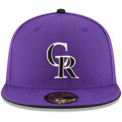 Colorado Rockies Authentic Collection ON Field 59FIFTY Structured Hat Purple
