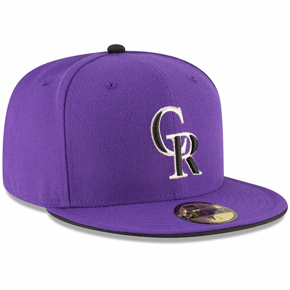 Colorado Rockies Authentic Collection ON Field 59FIFTY Structured Hat Purple
