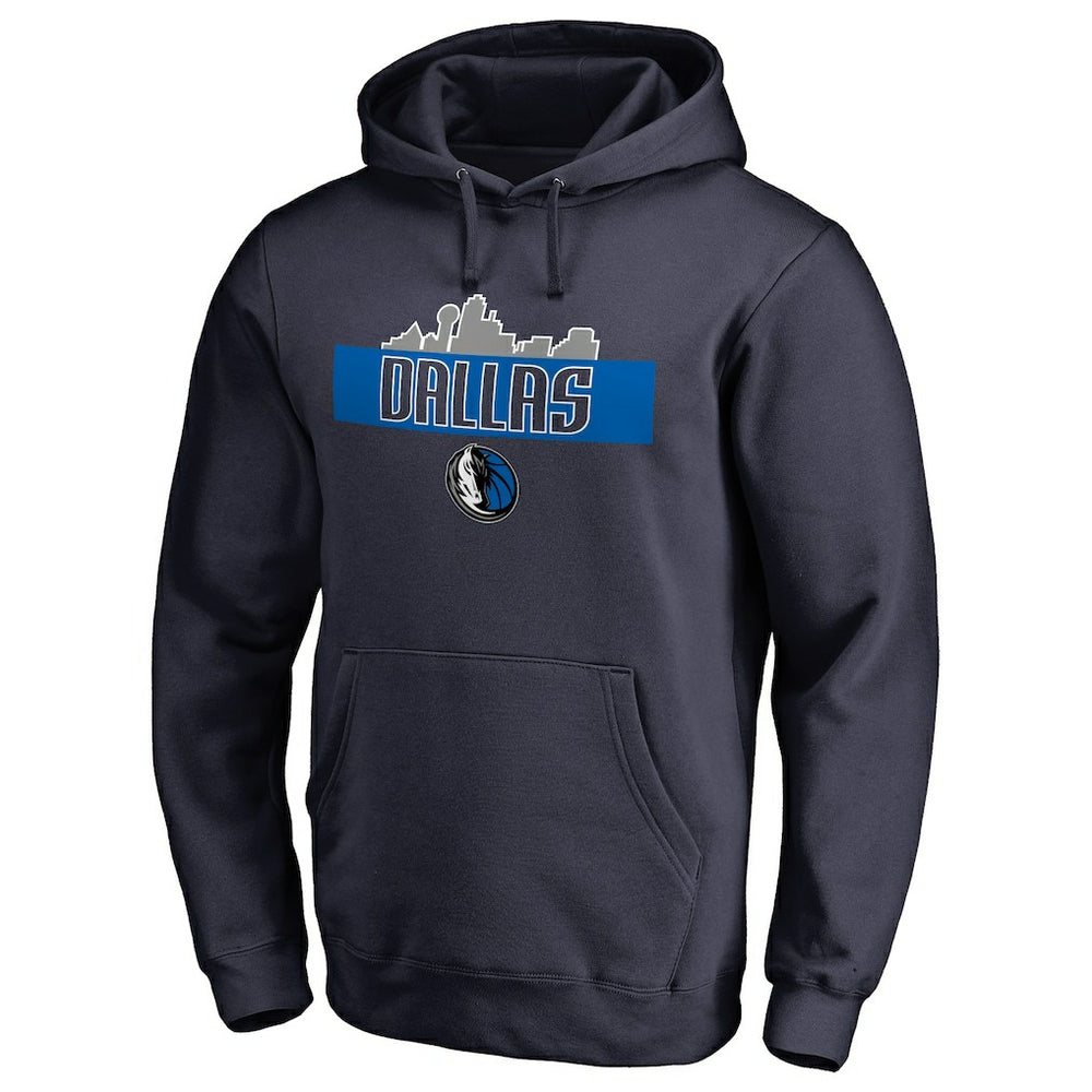 Dallas Mavericks Hometown Collection Skyline Pullover Hoodie sale - Navy shop