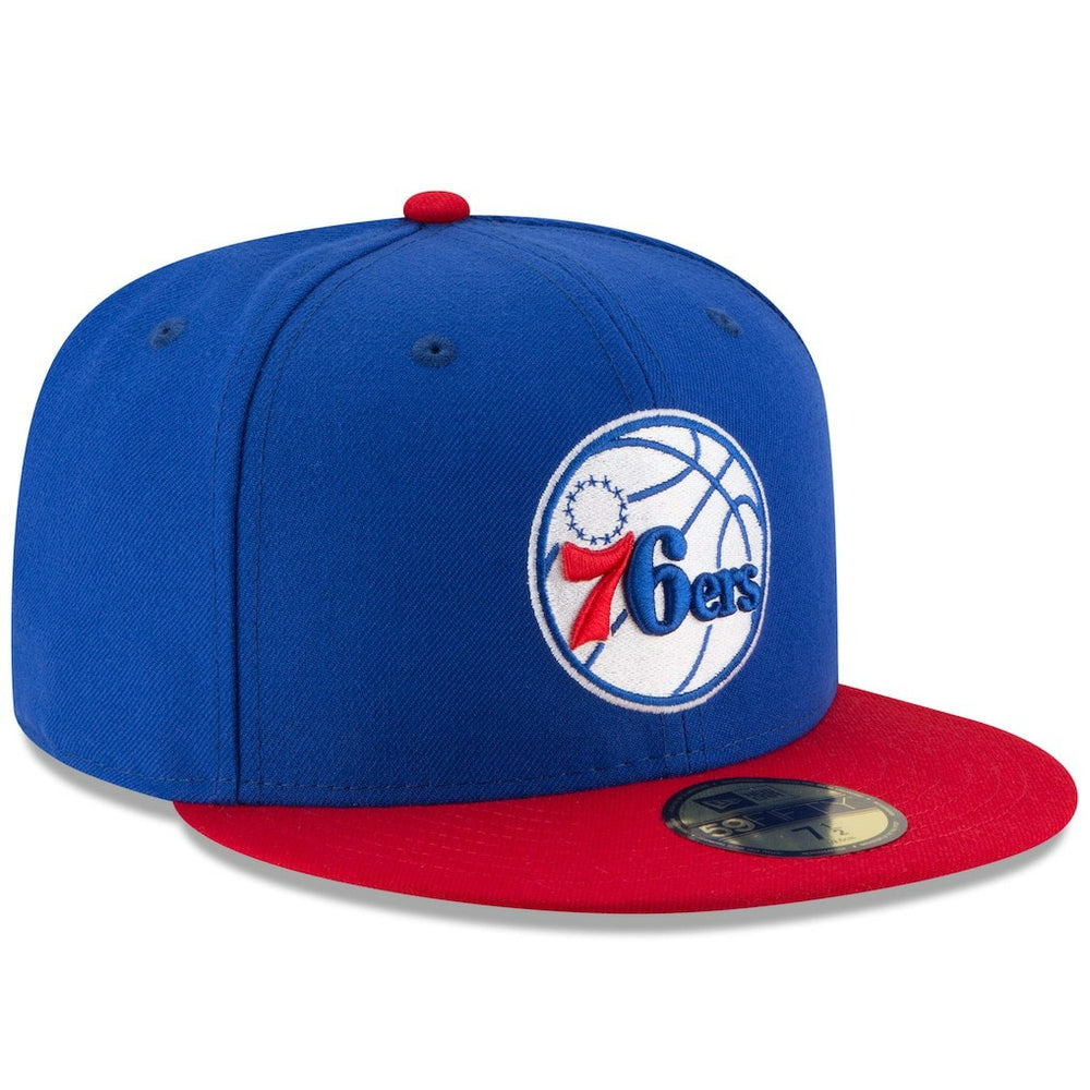 Philadelphia 76ers Team Color 2Tone 59FIFTY Fitted Hat - Royal/Red online