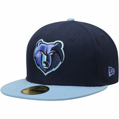 Memphis Grizzlies Team Color 2Tone 59FIFTY Fitted Hat - Navy/Light Blue cheap