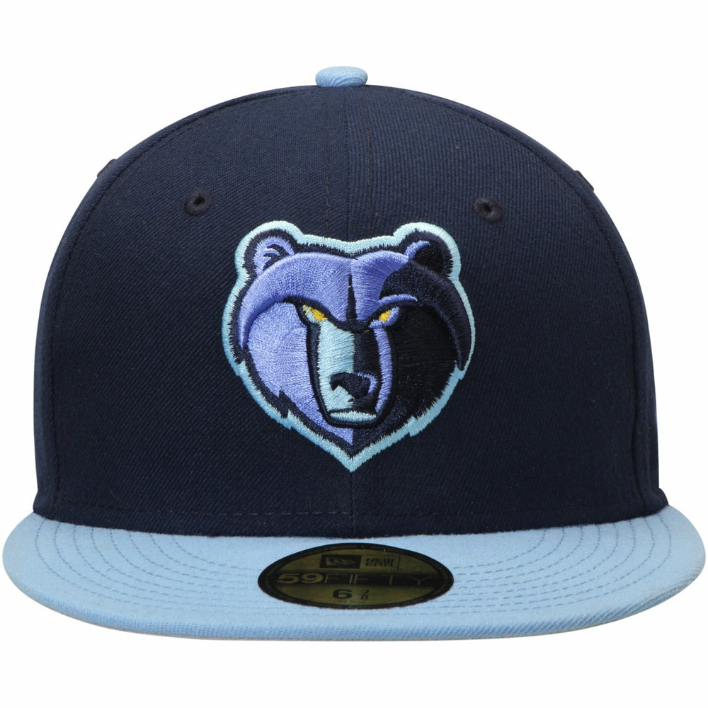Memphis Grizzlies Team Color 2Tone 59FIFTY Fitted Hat - Navy/Light Blue cheap