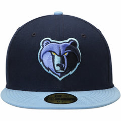 Memphis Grizzlies Team Color 2Tone 59FIFTY Fitted Hat - Navy/Light Blue cheap