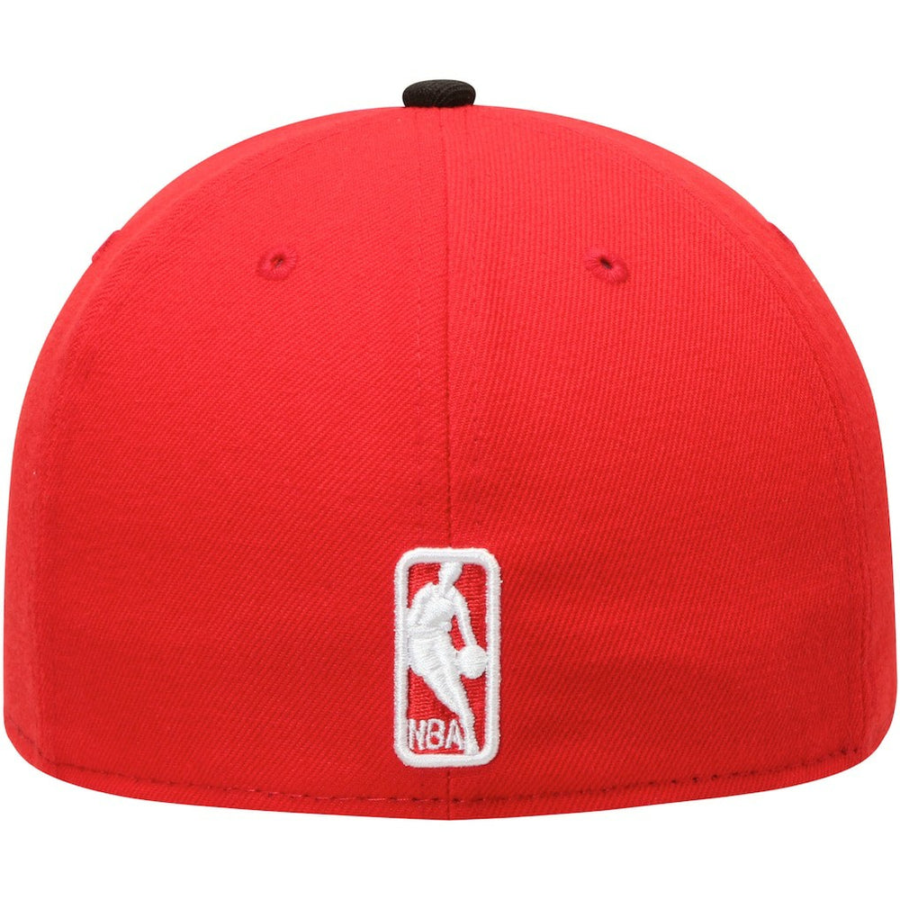 Atlanta Hawks Team Color 2Tone 59FIFTY Fitted Hat - Red/Black discount