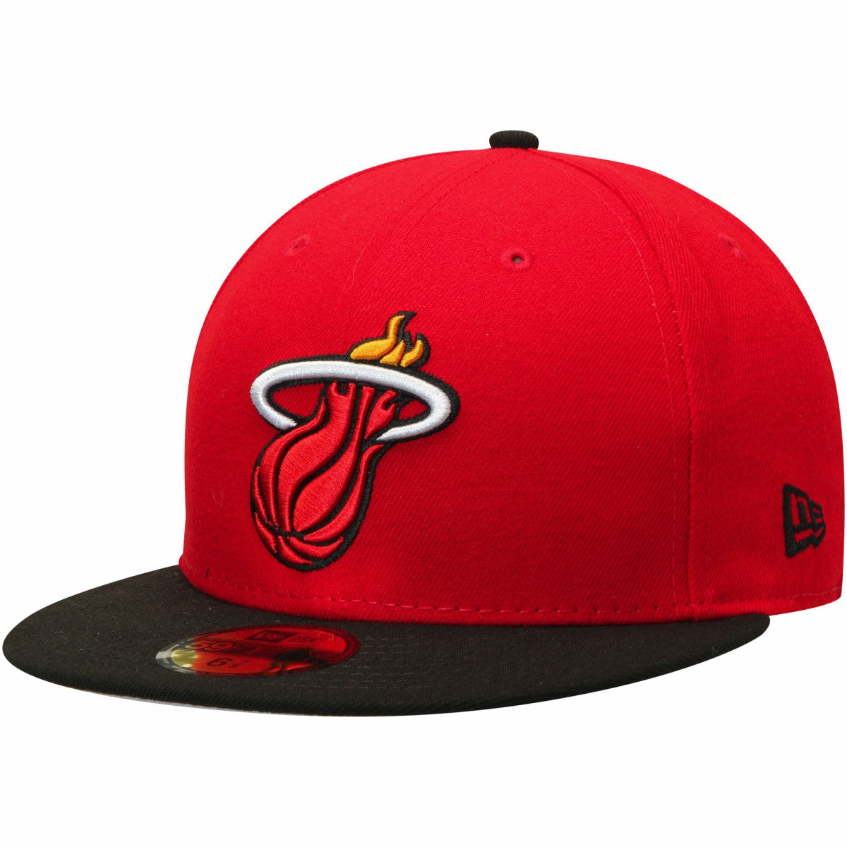 Miami Heat Team Color 2Tone 59FIFTY Fitted Hat - Red/Black outlet