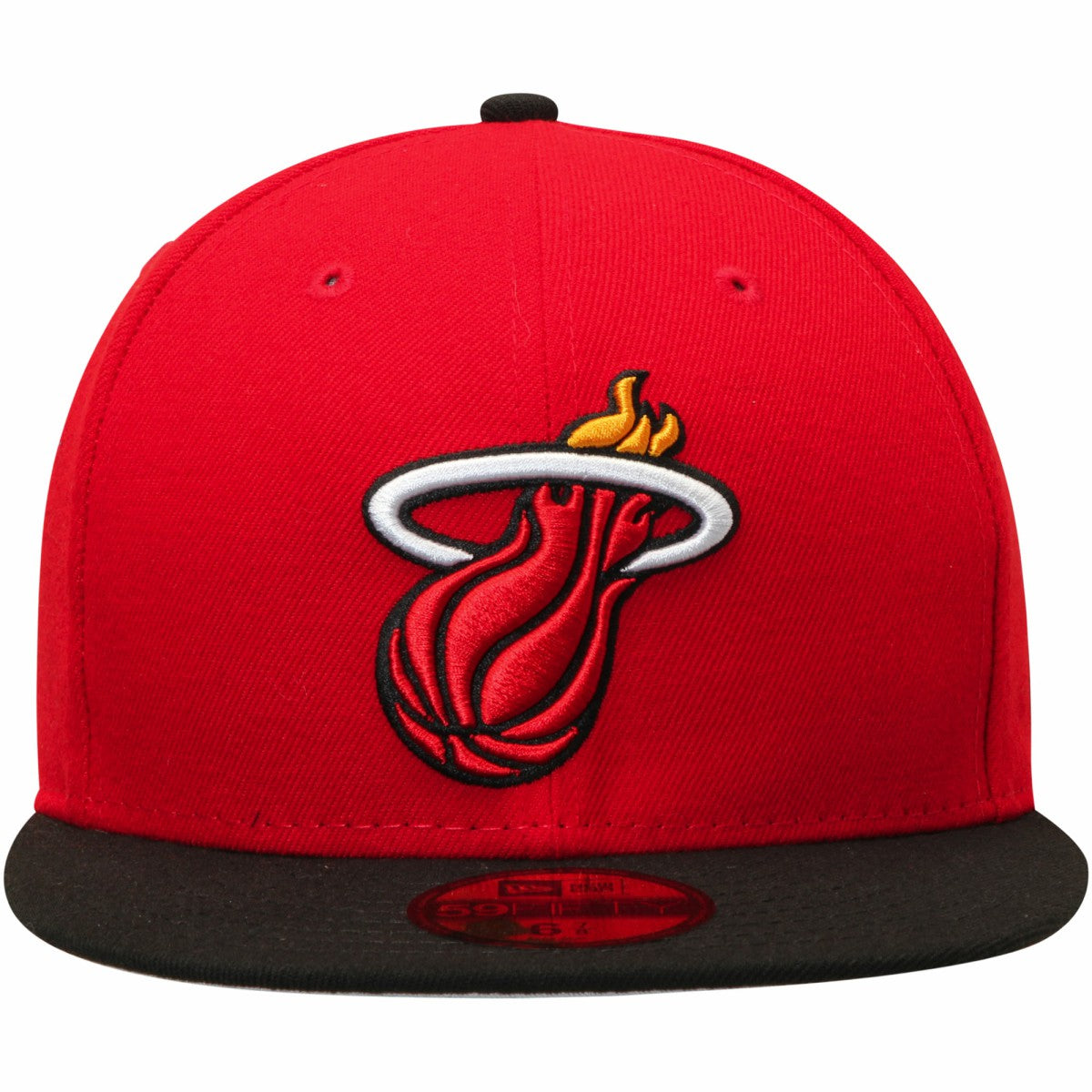 Miami Heat Team Color 2Tone 59FIFTY Fitted Hat - Red/Black outlet