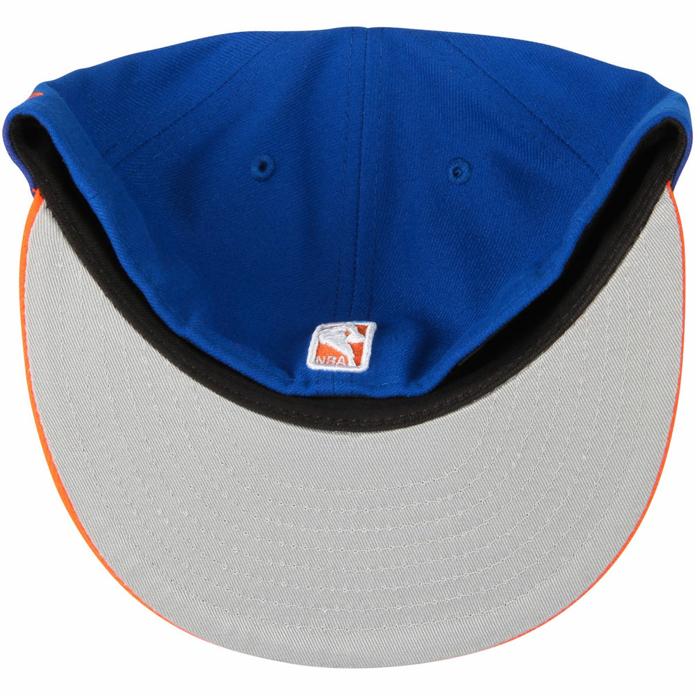 New York Knicks Team Color 2Tone 59FIFTY Fitted Hat - Royal/Orange for sale