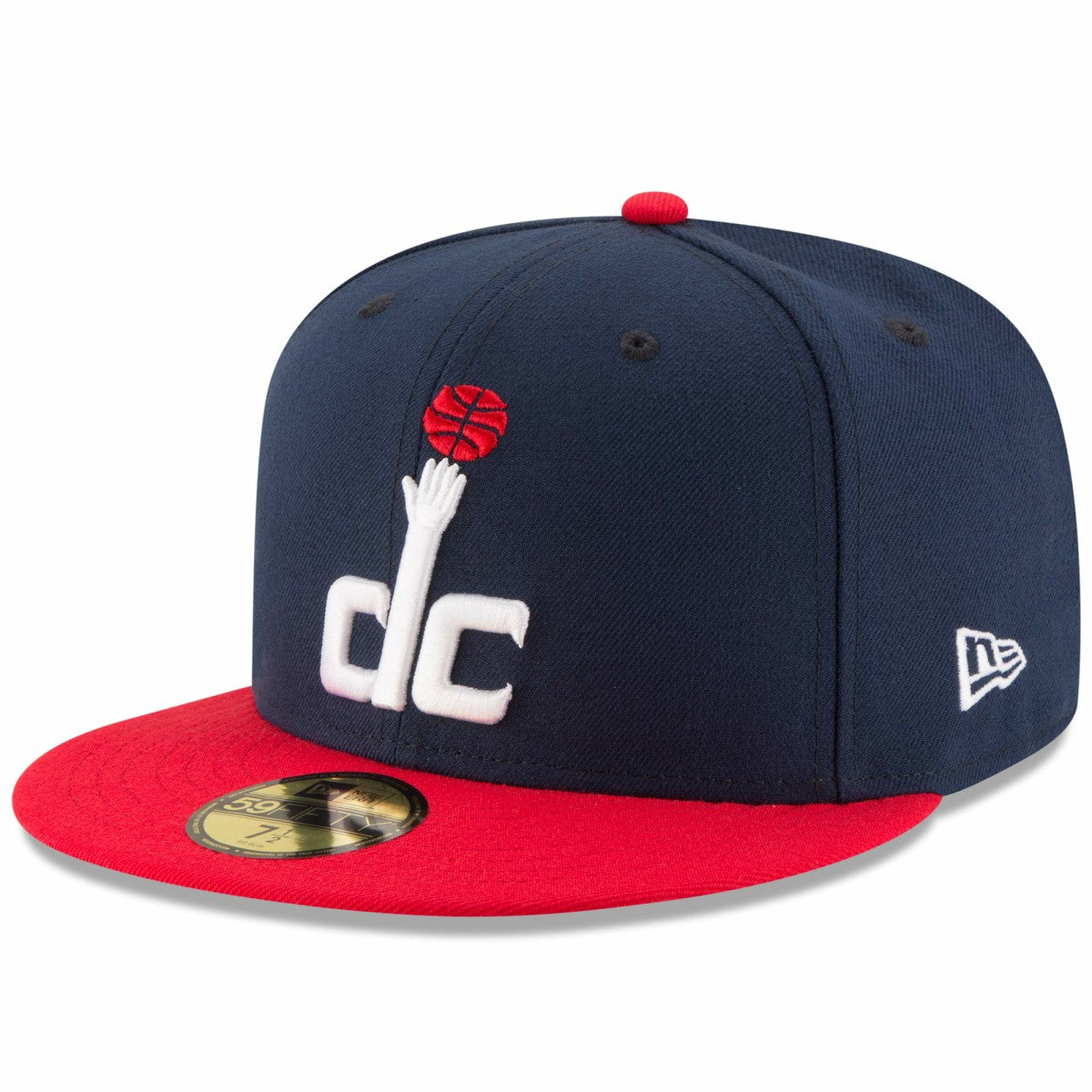Washington Wizards Team Color 2Tone 59FIFTY Fitted Hat - Navy/Red outlet