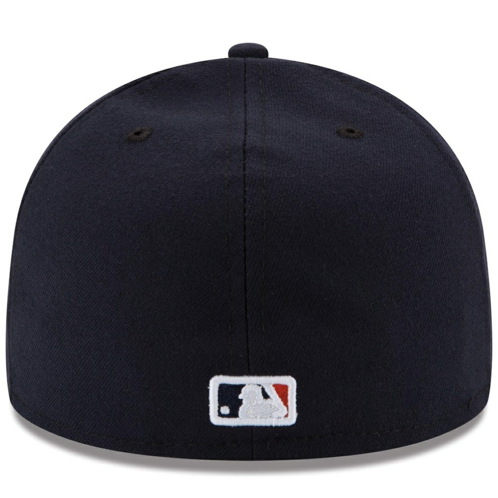 Houston Astros Road Authentic Collection On Field 59FIFTY Performance Fitted Hat Navy/Orange