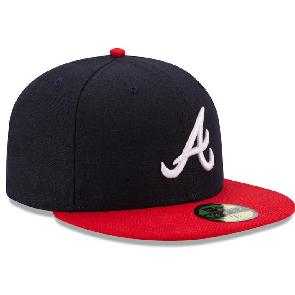 Atlanta Braves Home Authentic Collection On-Field 59FIFTY Fitted Hat Navy/Red