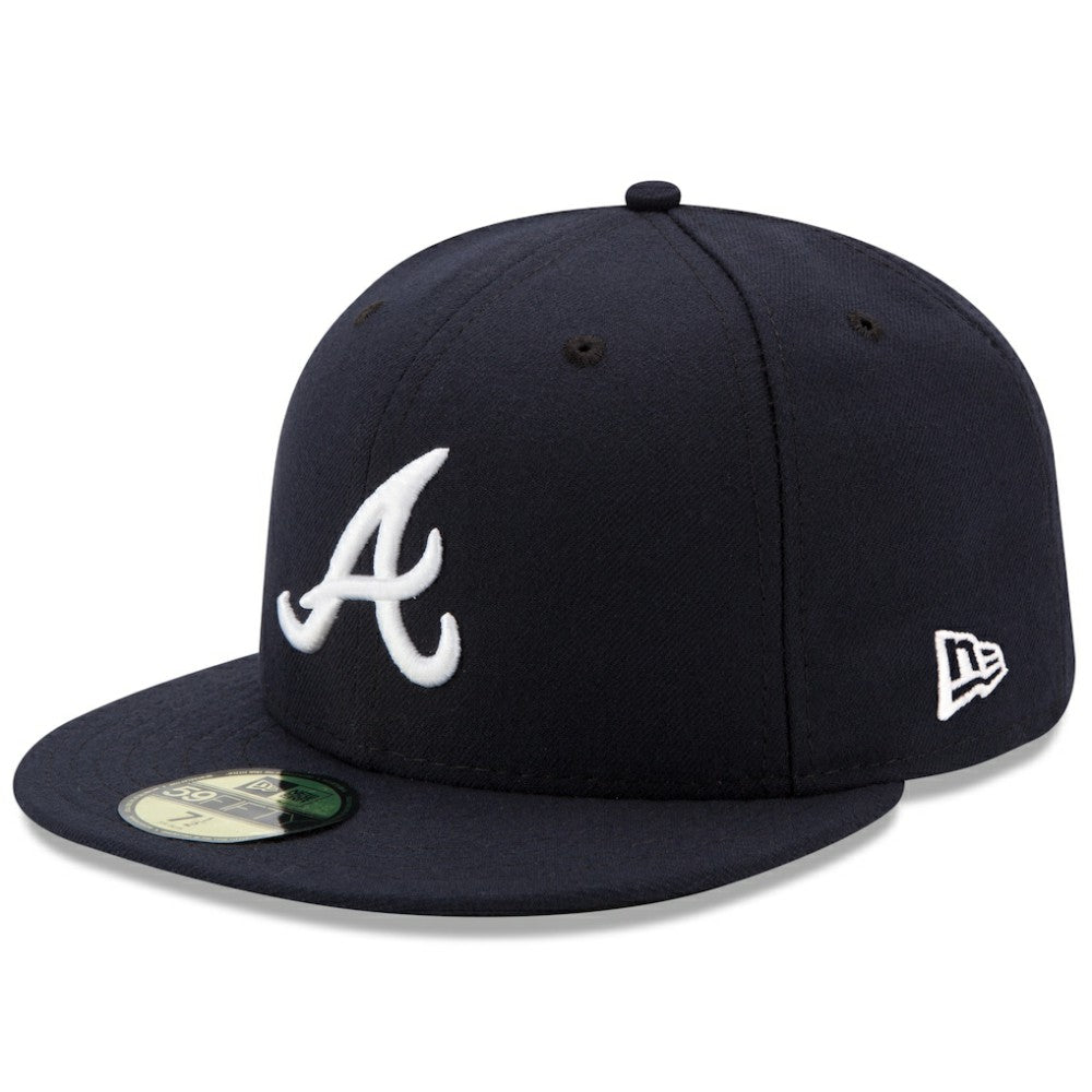 Atlanta Braves Road Authentic Collection On-Field 59FIFTY Fitted Hat Navy