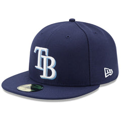 Tampa Bay Rays Game Authentic Collection On-Field 59FIFTY Fitted Hat Navy