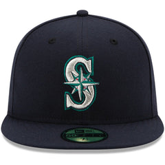 Seattle Mariners Authentic Collection On Field 59FIFTY Fitted Hat Navy