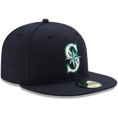 Seattle Mariners Authentic Collection On Field 59FIFTY Fitted Hat Navy
