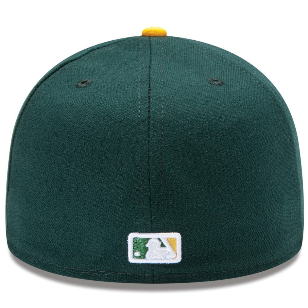 Athletics Home Authentic Collection On-Field 59FIFTY Fitted Hat Green/Yellow