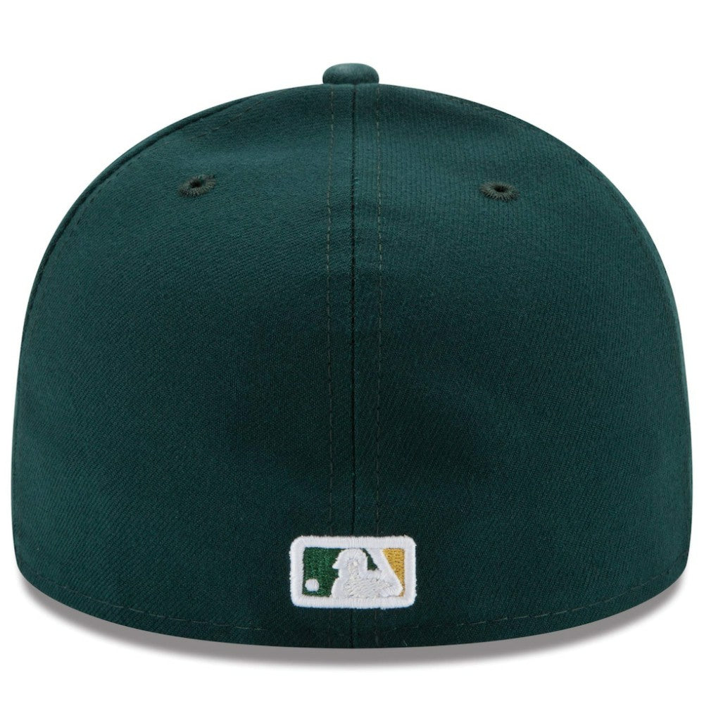 Athletics Road Authentic Collection On Field 59FIFTY Performance Fitted Hat Green