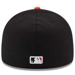 Baltimore Orioles Road Authentic Collection On-Field 59FIFTY Fitted Hat Black/Orange