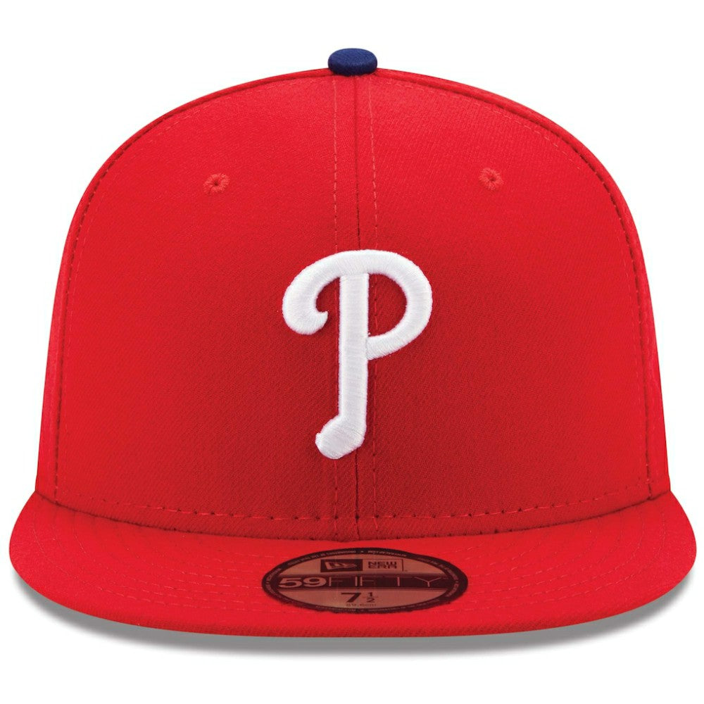 Philadelphia Phillies Game Authentic Collection On-Field 59FIFTY Fitted Hat Red