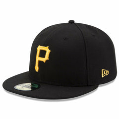 Pittsburgh Pirates Game Authentic Collection On-Field 59FIFTY Fitted Hat Black