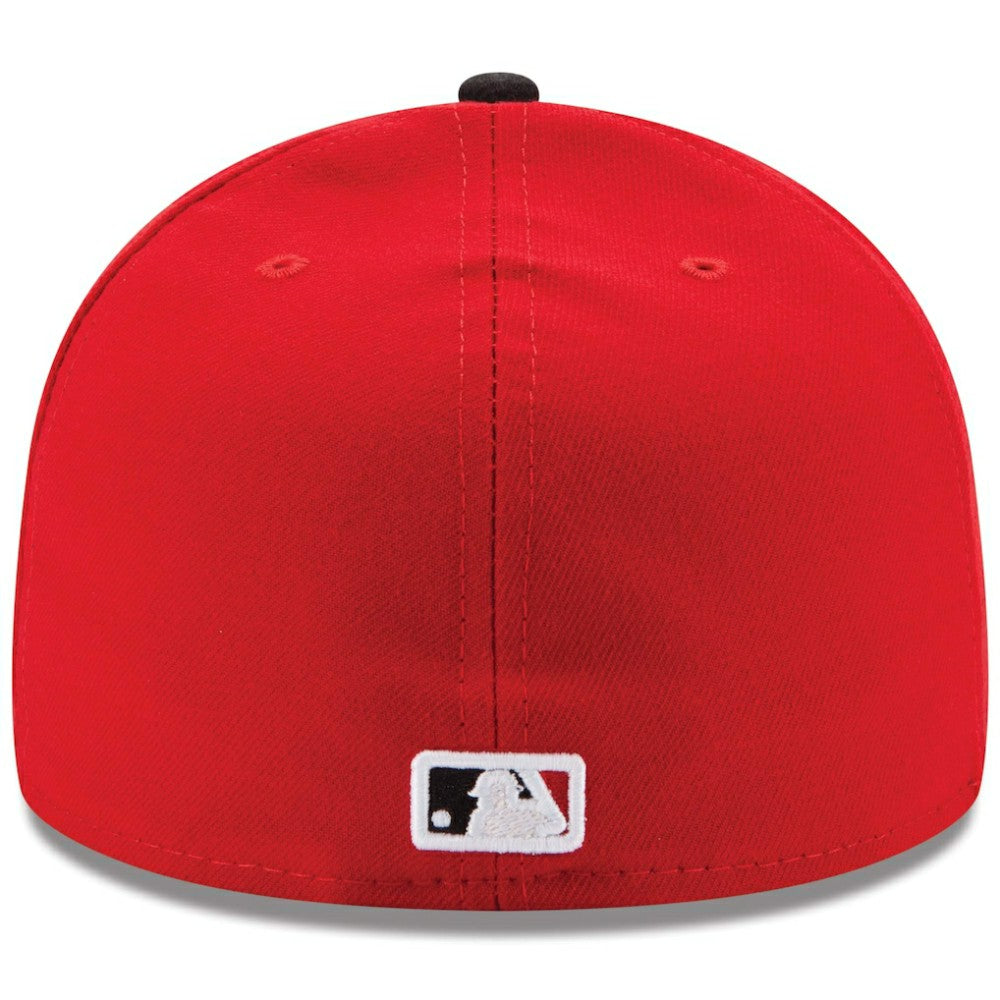 Cincinnati Reds Road Authentic Collection On-Field 59FIFTY Fitted Hat Red/Black