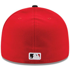 Cincinnati Reds Road Authentic Collection On-Field 59FIFTY Fitted Hat Red/Black