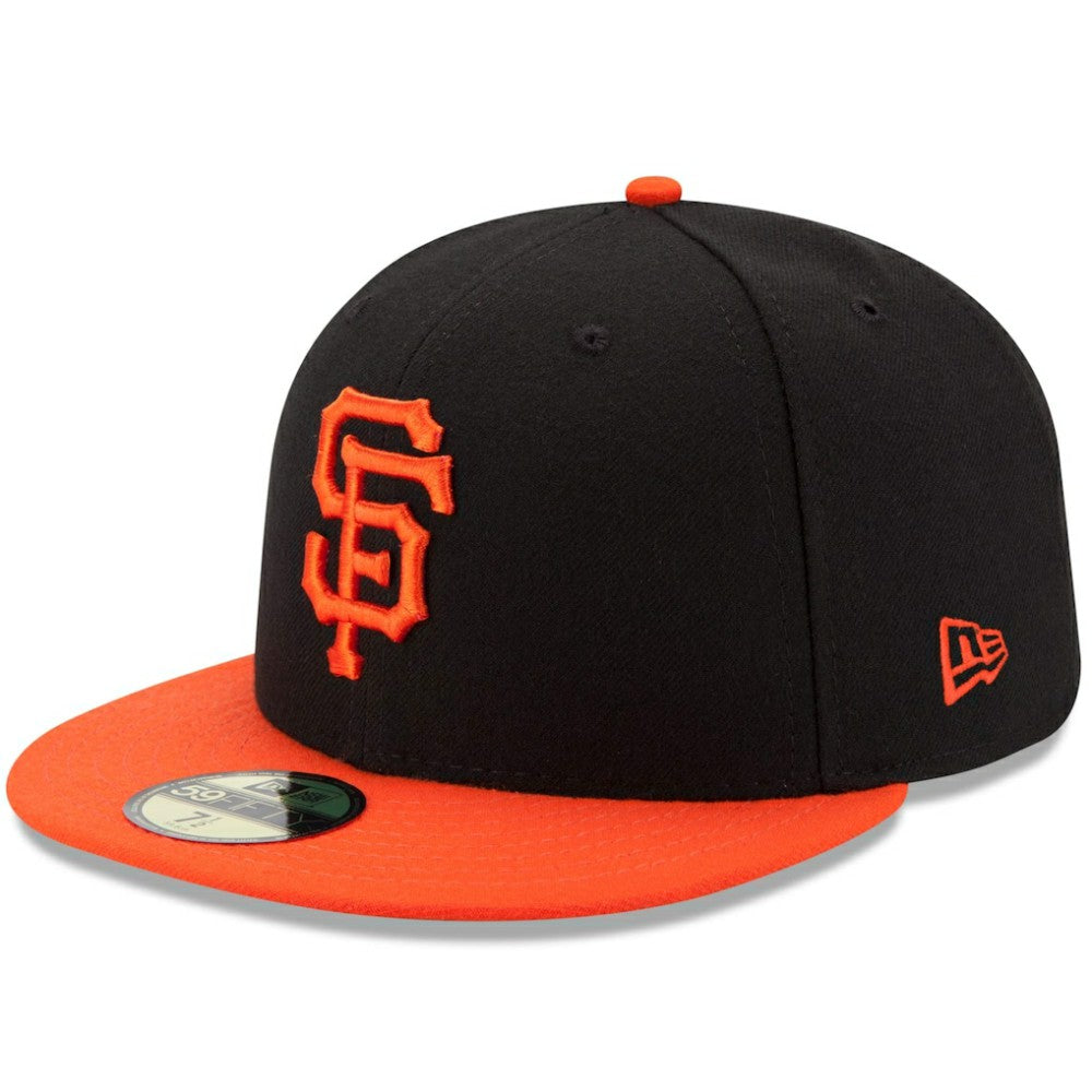 San Francisco Giants Authentic Collection On-Field 59FIFTY Fitted Hat Black/Orange