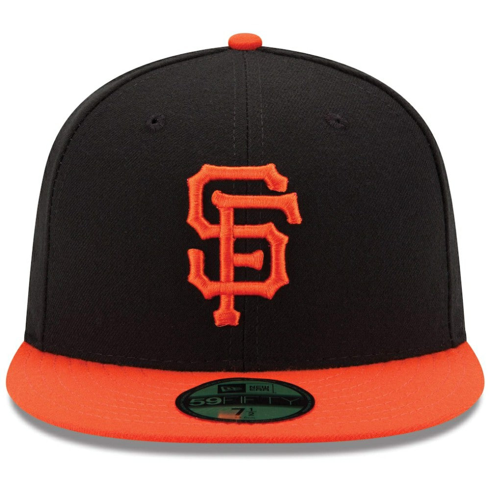San Francisco Giants Authentic Collection On-Field 59FIFTY Fitted Hat Black/Orange