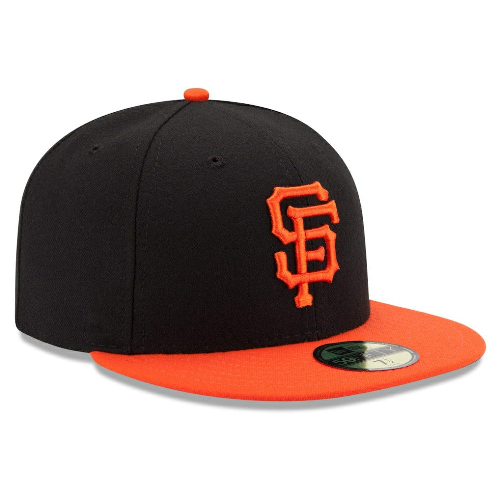 San Francisco Giants Authentic Collection On-Field 59FIFTY Fitted Hat Black/Orange