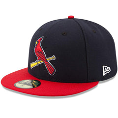St. Louis Cardinals Alternate 2 Authentic Collection On-Field 59FIFTY Fitted Hat Navy/Red