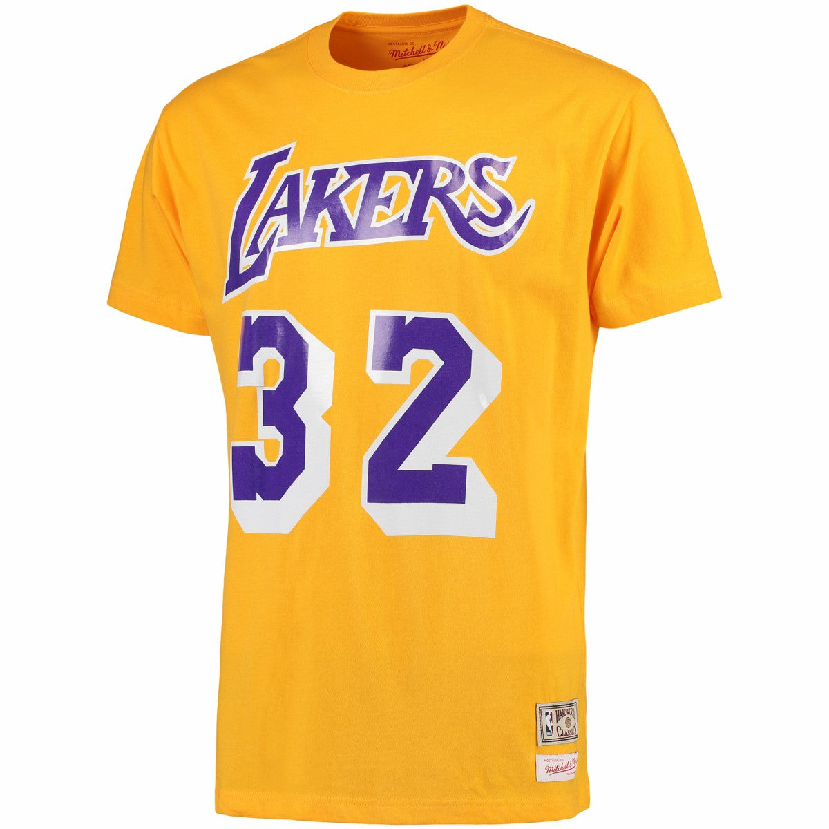 Magic Johnson Los Angeles Lakers Hardwood Classics Retro Name & Number T-Shirt - Gold online