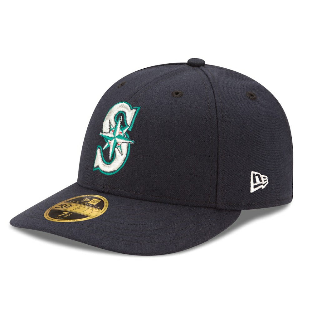 Seattle Mariners Authentic Collection On Field Low Profile Game 59FIFTY Fitted Hat Navy