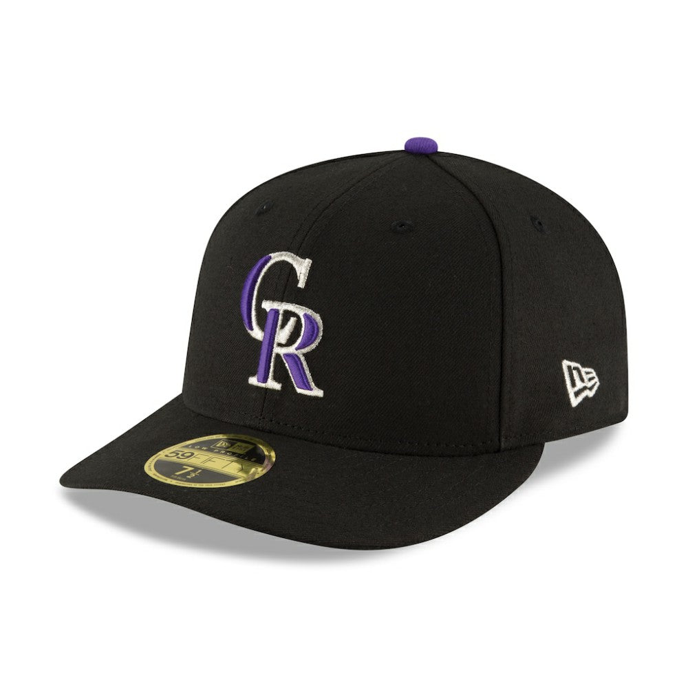Colorado Rockies Game Authentic Collection On-Field Low Profile 59FIFTY Fitted Hat Black