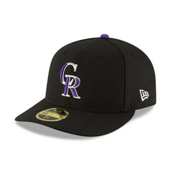 Colorado Rockies Game Authentic Collection On-Field Low Profile 59FIFTY Fitted Hat Black