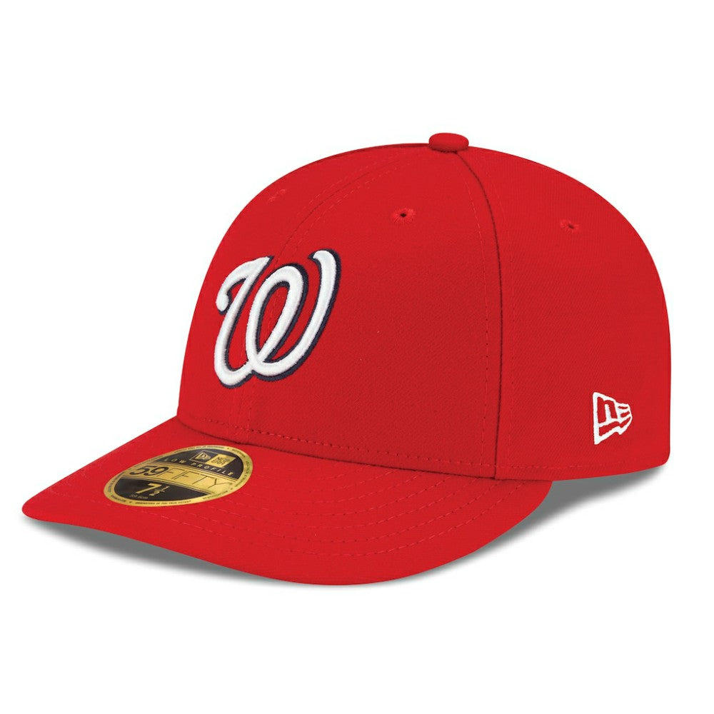Washington Nationals Game Authentic Collection On-Field Low Profile 59FIFTY Fitted Hat Red