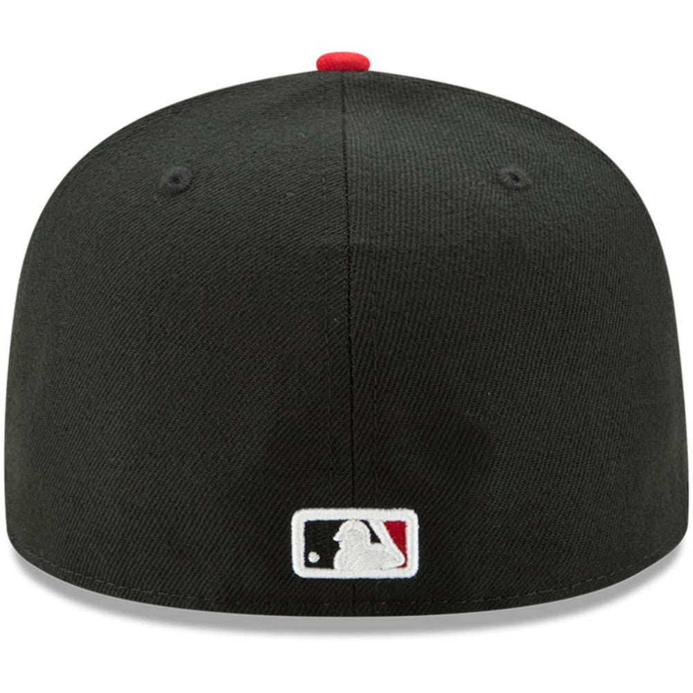 Cincinnati Reds Alternate Authentic Collection On-Field 59FIFTY Fitted Hat Black/Red