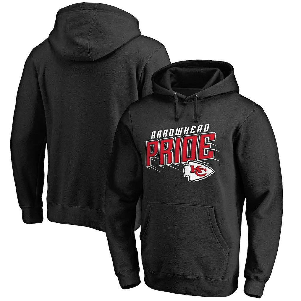 Kansas City Chiefs Hometown Collection Arrowhead Pride Pullover Hoodie - Black cheap