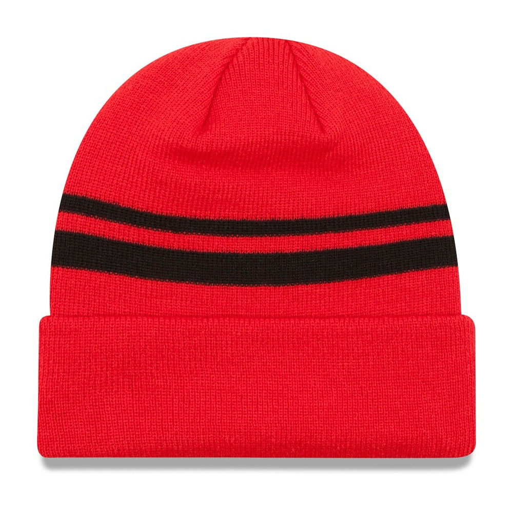 Kansas City Chiefs New Era Team Logo Cuffed Knit Hat - Red for sale