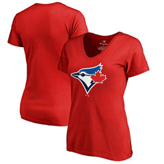 Toronto Blue Jays Women's Logo T-Shirt Red