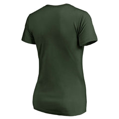 Milwaukee Bucks Women's Mantra V-Neck T-Shirt - Green sale