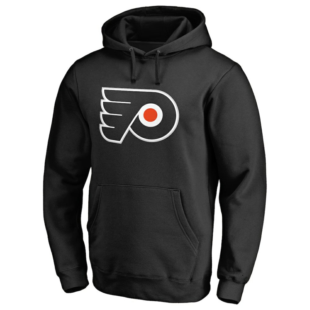 Travis Konecny Philadelphia Flyers Backer Pullover Hoodie - Black Hoodies
