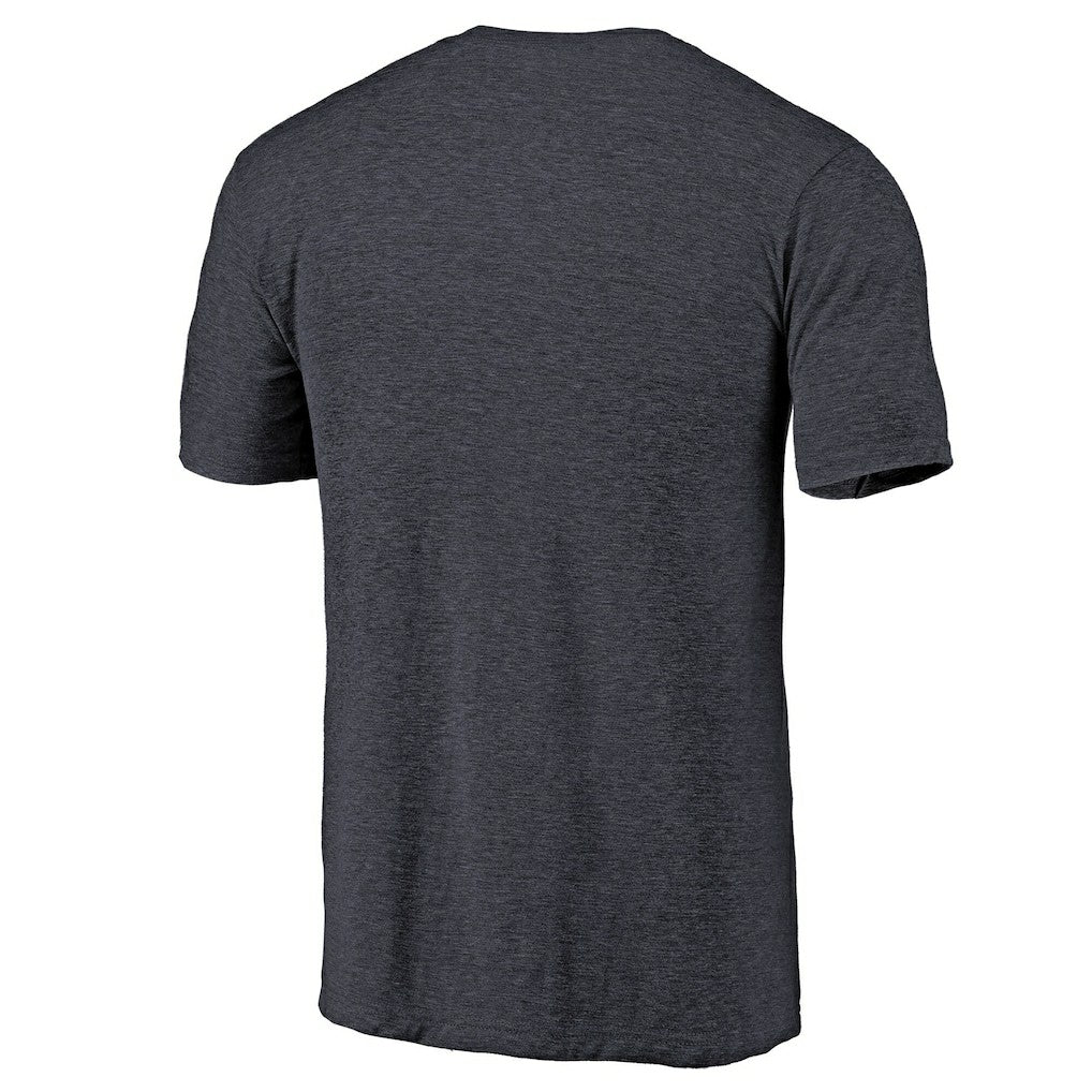 Los Angeles Chargers Throwback Logo Tri-Blend T-Shirt - Navy on sale