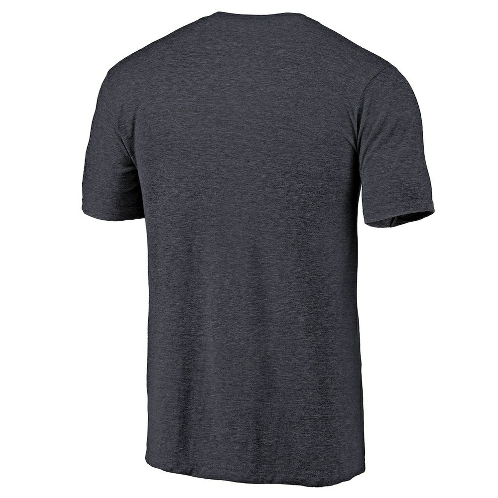Los Angeles Chargers Throwback Logo Tri-Blend T-Shirt - Navy on sale