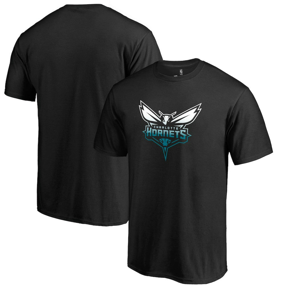 Charlotte Hornets Gradient Logo T-Shirt - Black for sale