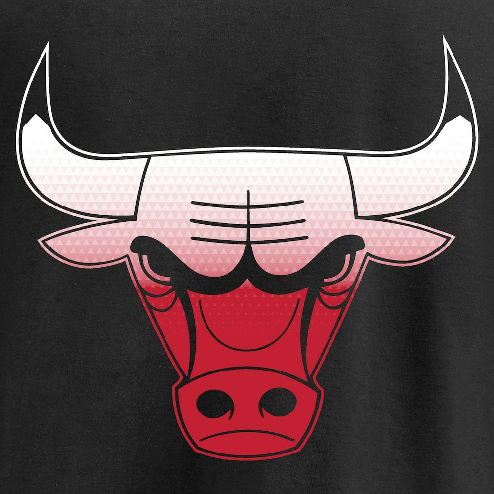 Chicago Bulls Gradient Logo T-Shirt sale - Black discount