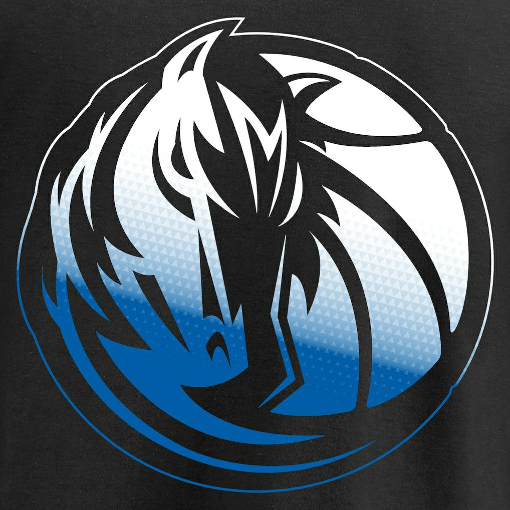 Dallas Mavericks Gradient Logo T-Shirt sale - Black online