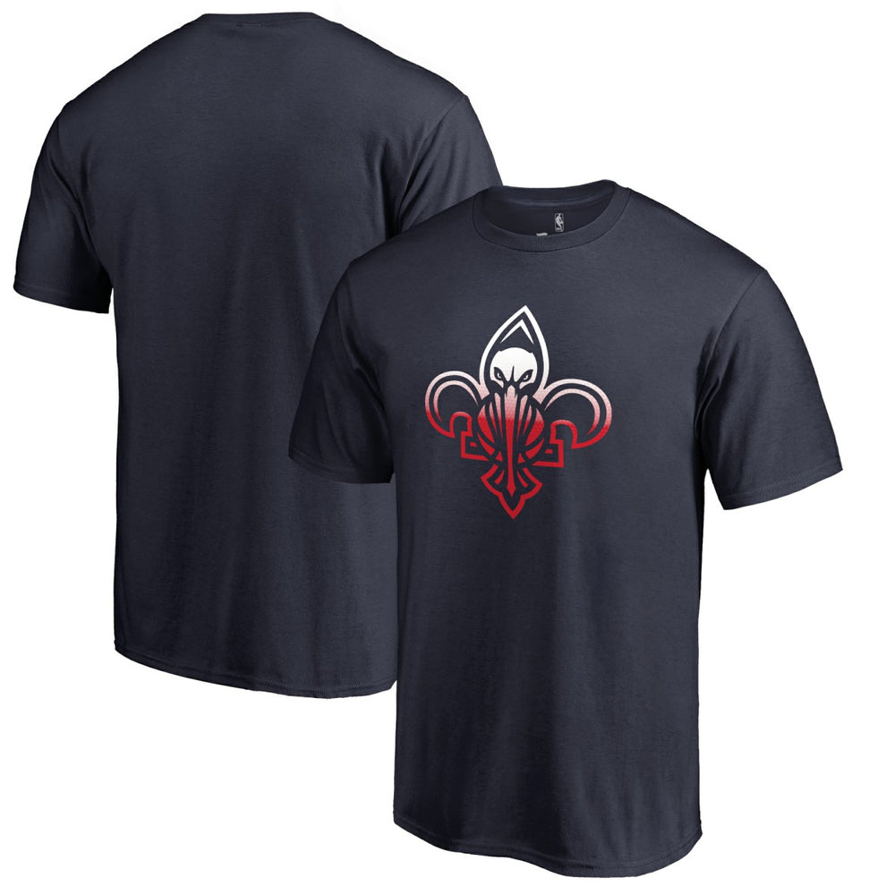 New Orleans Pelicans Gradient Logo T-Shirt - Navy on sale