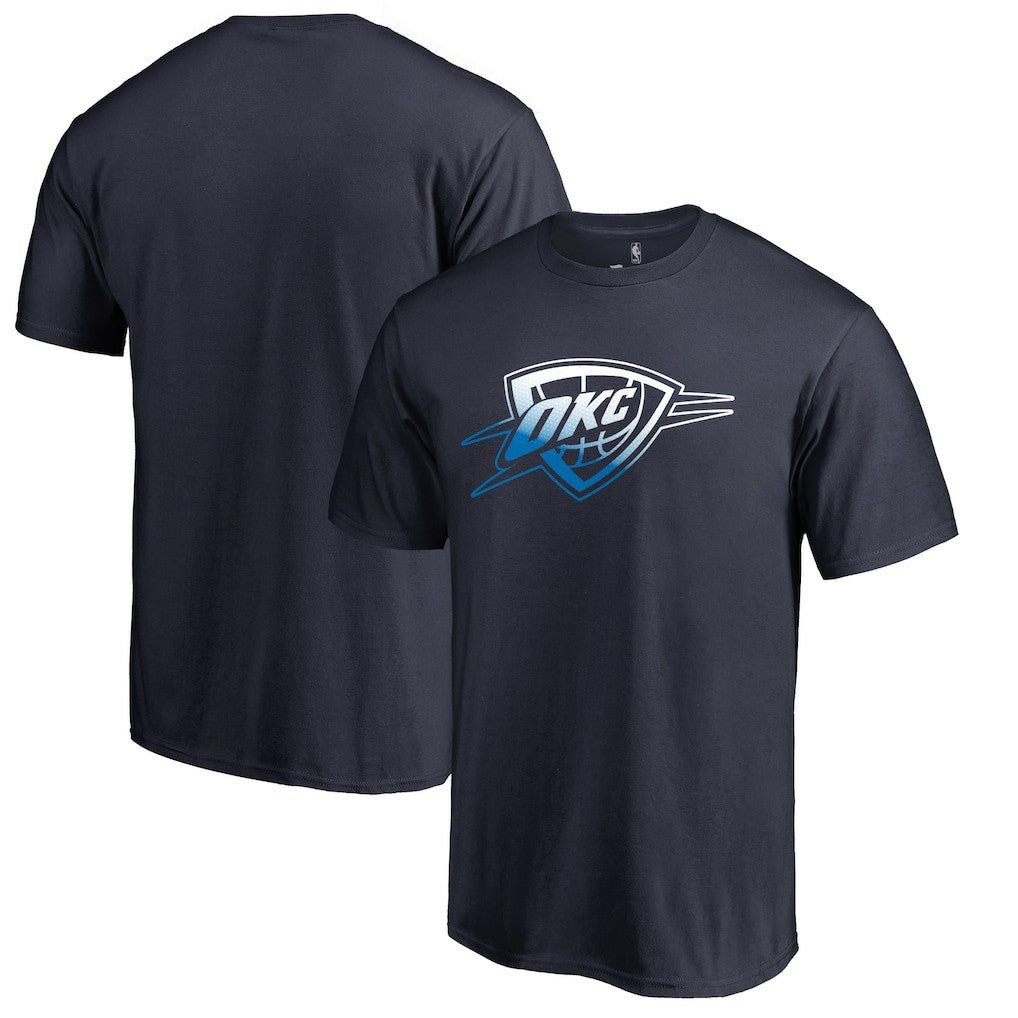 Oklahoma City Thunder Gradient Logo T-Shirt - Navy on sale