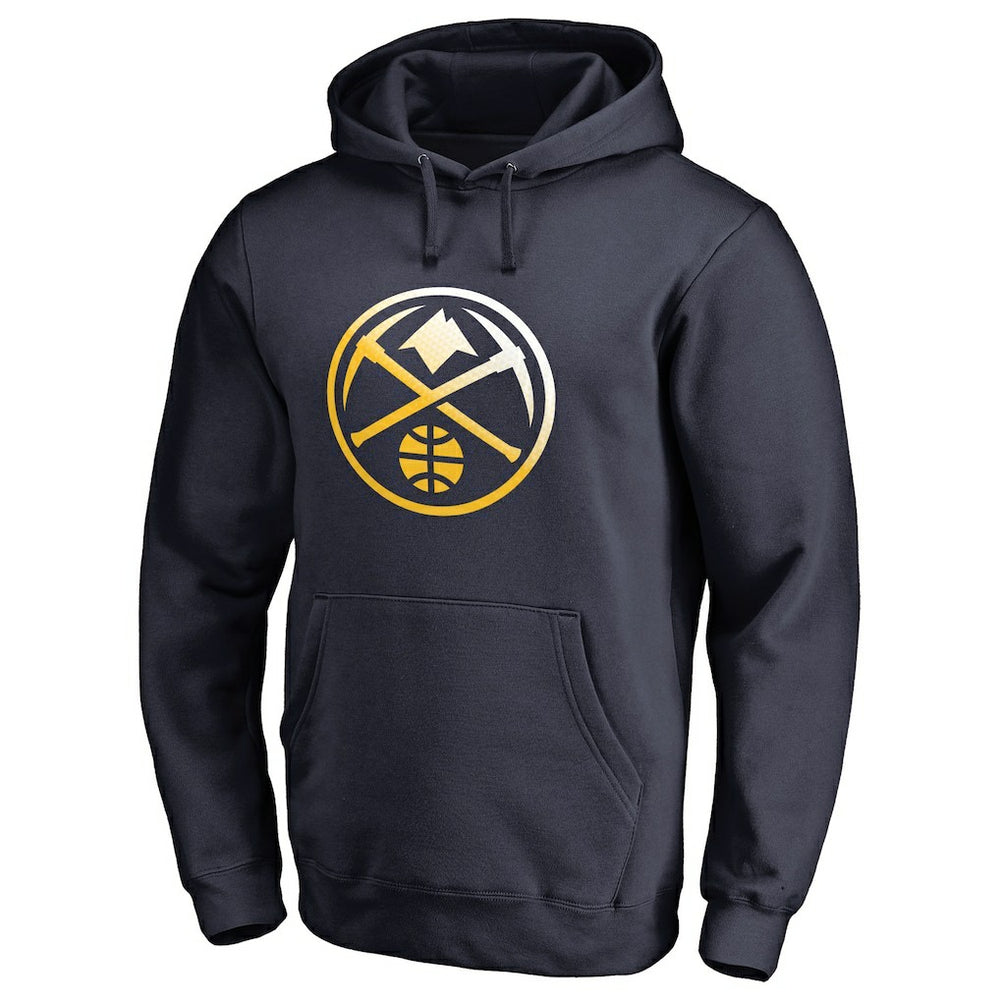 Denver Nuggets Gradient Logo Pullover Hoodie sale - Navy for sale