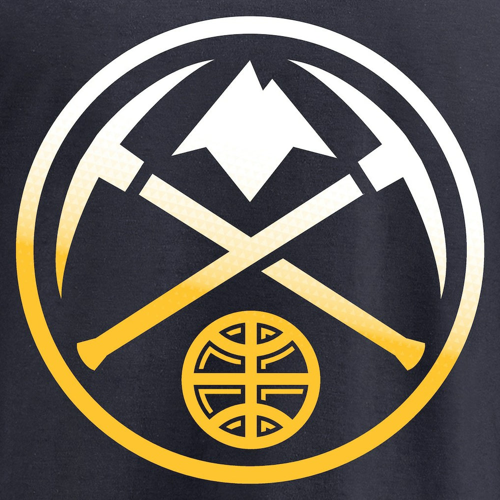 Denver Nuggets Gradient Logo Pullover Hoodie sale - Navy for sale